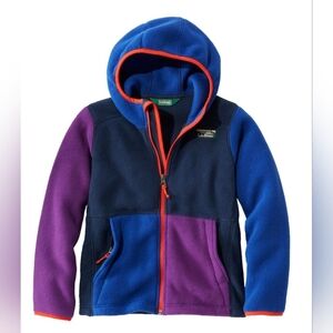 L.L. Bean Kids' Colorblock Fleece Hoodie - New